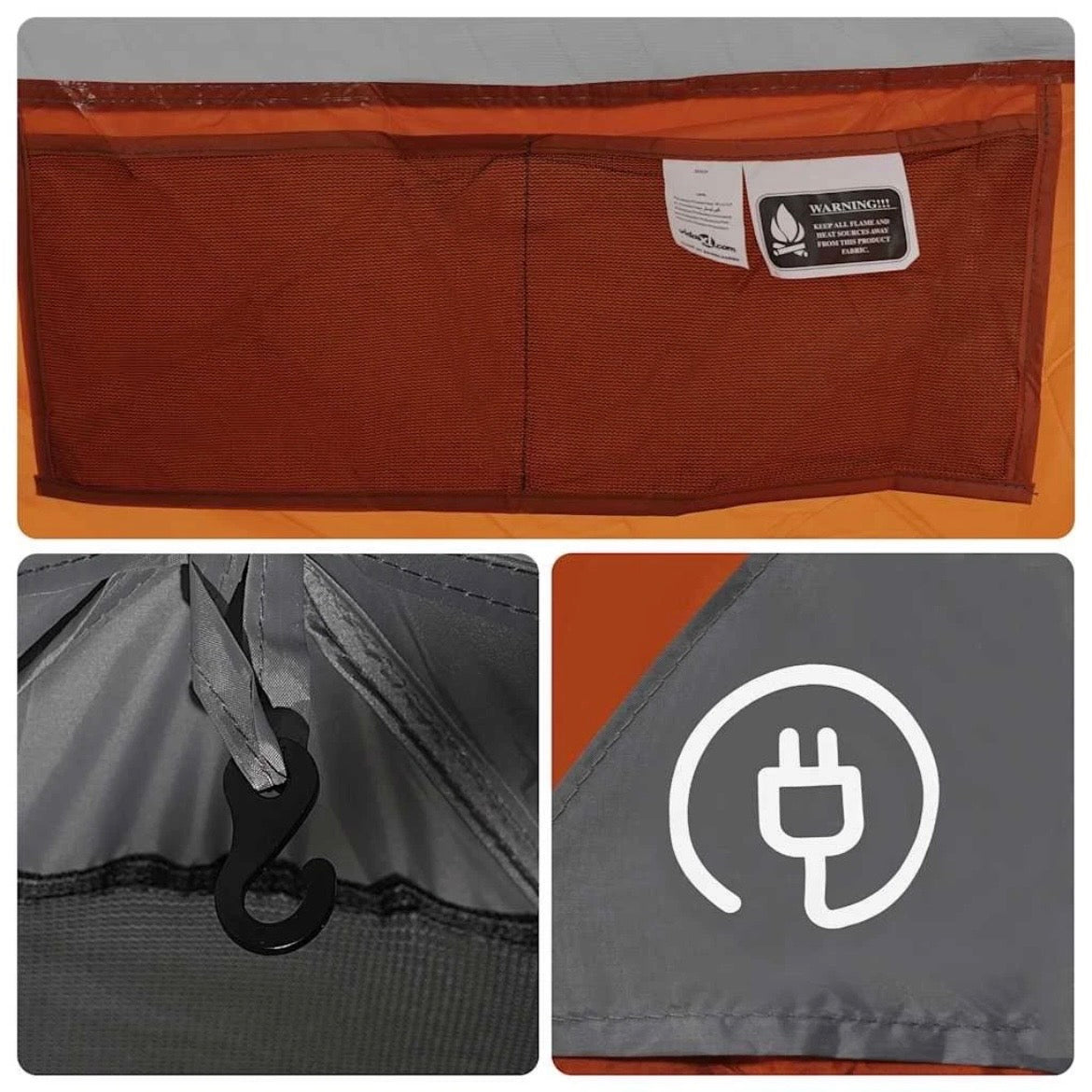 Campingzelt Kuppelzelt Outdoor Zelt Wasserdicht Trekkingzelt 4 Personen