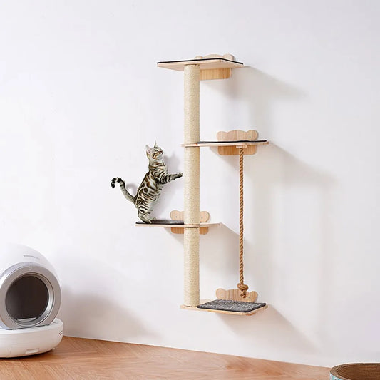 Kratzbaum Katzenwand Katzenmöbel Katzenbaum Katzensitzstange