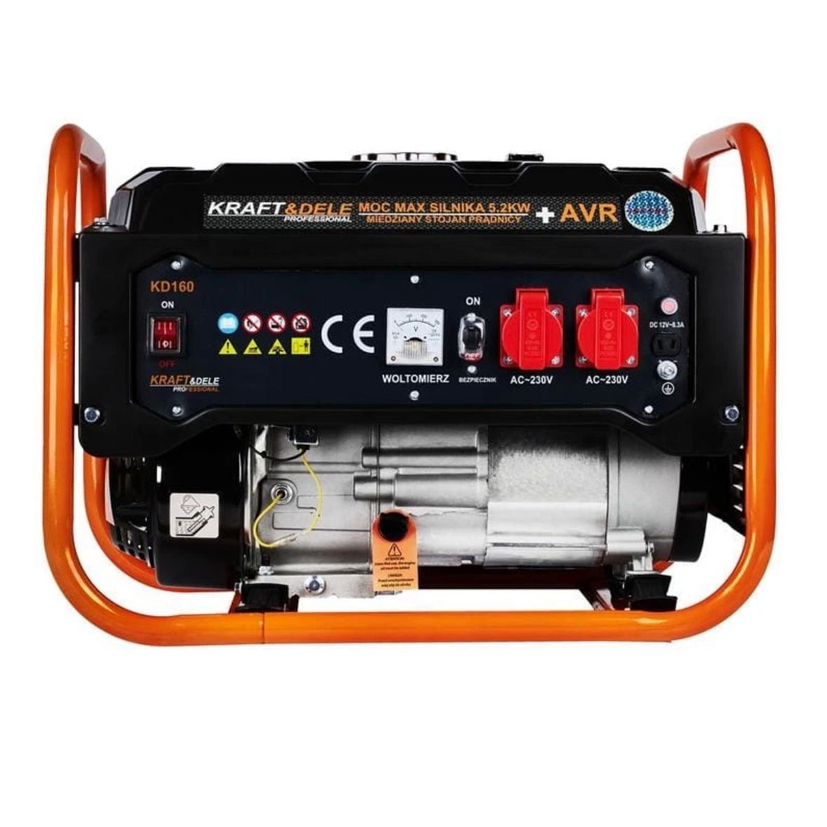 Stromerzeuger 3500W 230V Notstromaggregat Generator Einphasig