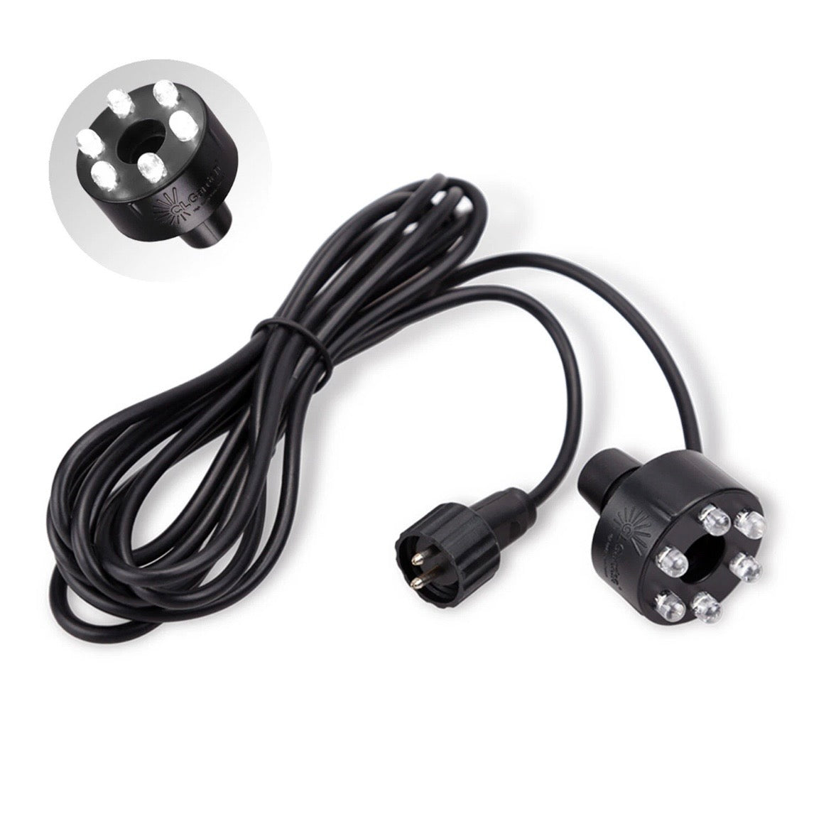 LED Ring Springbrunnen Set Teichbeleuchtung