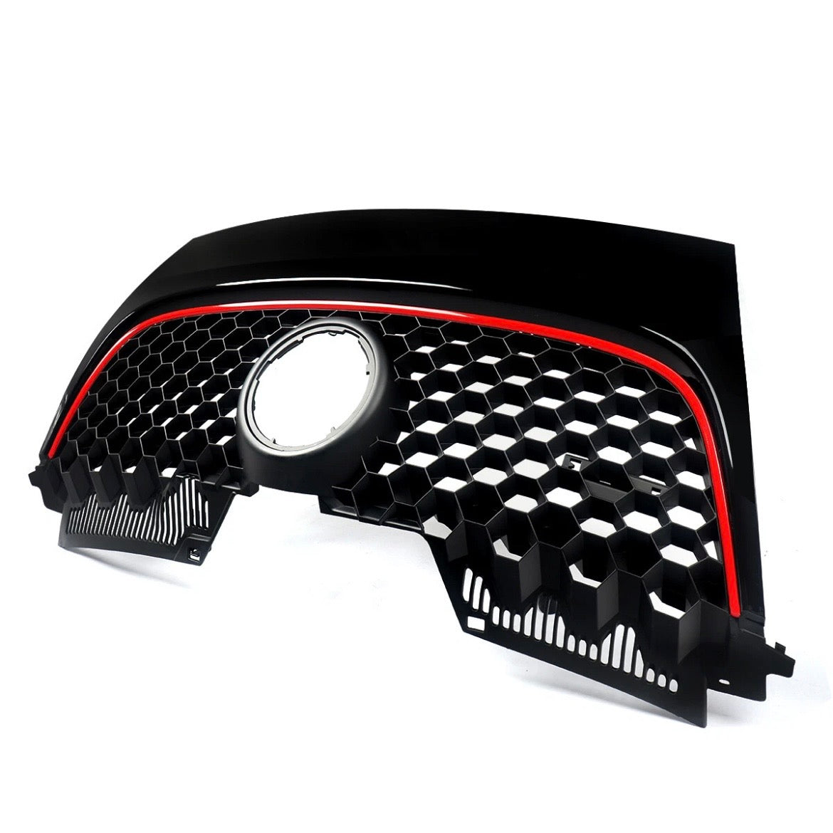 Vorne Zentral Kühlergrill Gitter Für VW GOLF Mk5 ESTATE GTI Jetta 06-09 Schwarz