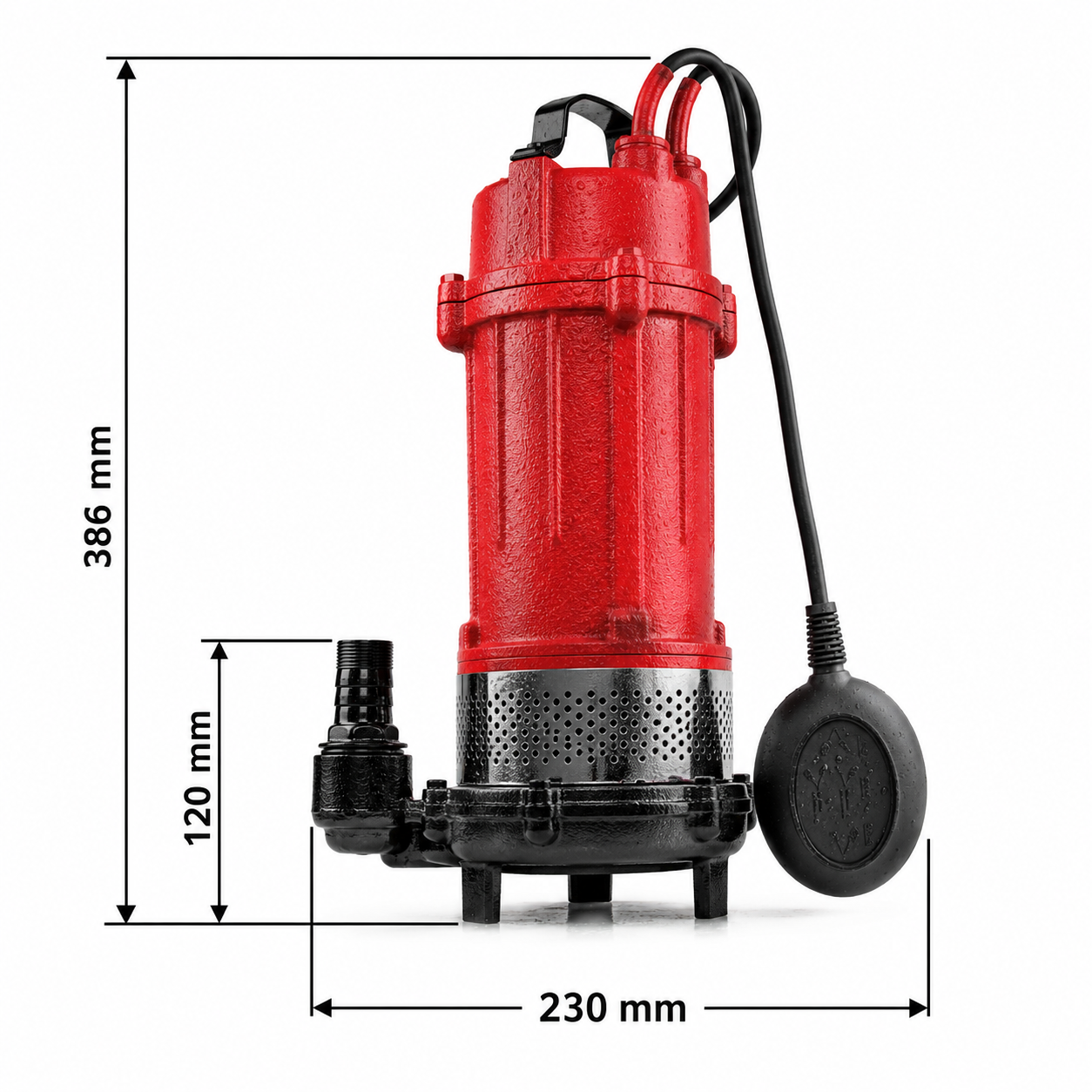 Tauchpumpe 1100W Schmutzwasserpumpe Klarwasser Gartengeräte Wasserpumpe