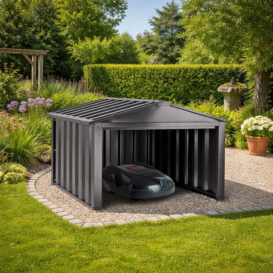 Mährobotergarage Mähroboter
Rasenmäher Garage Überdachung Roboter