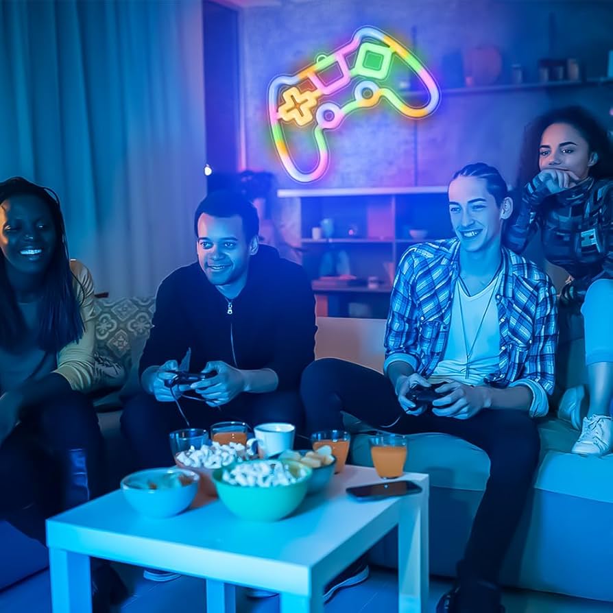 Gaming Neon Schild Wanddeko LED Schild Schlafzimmer
