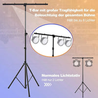 3,5m Lampensaktiv DJ-Lichtstativ Beleuchtung Beleuchtungsativ T-Stange