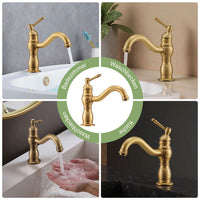 Waschtischarmatur Badarmatur Antik Wasserhahn Bad Waschbecken