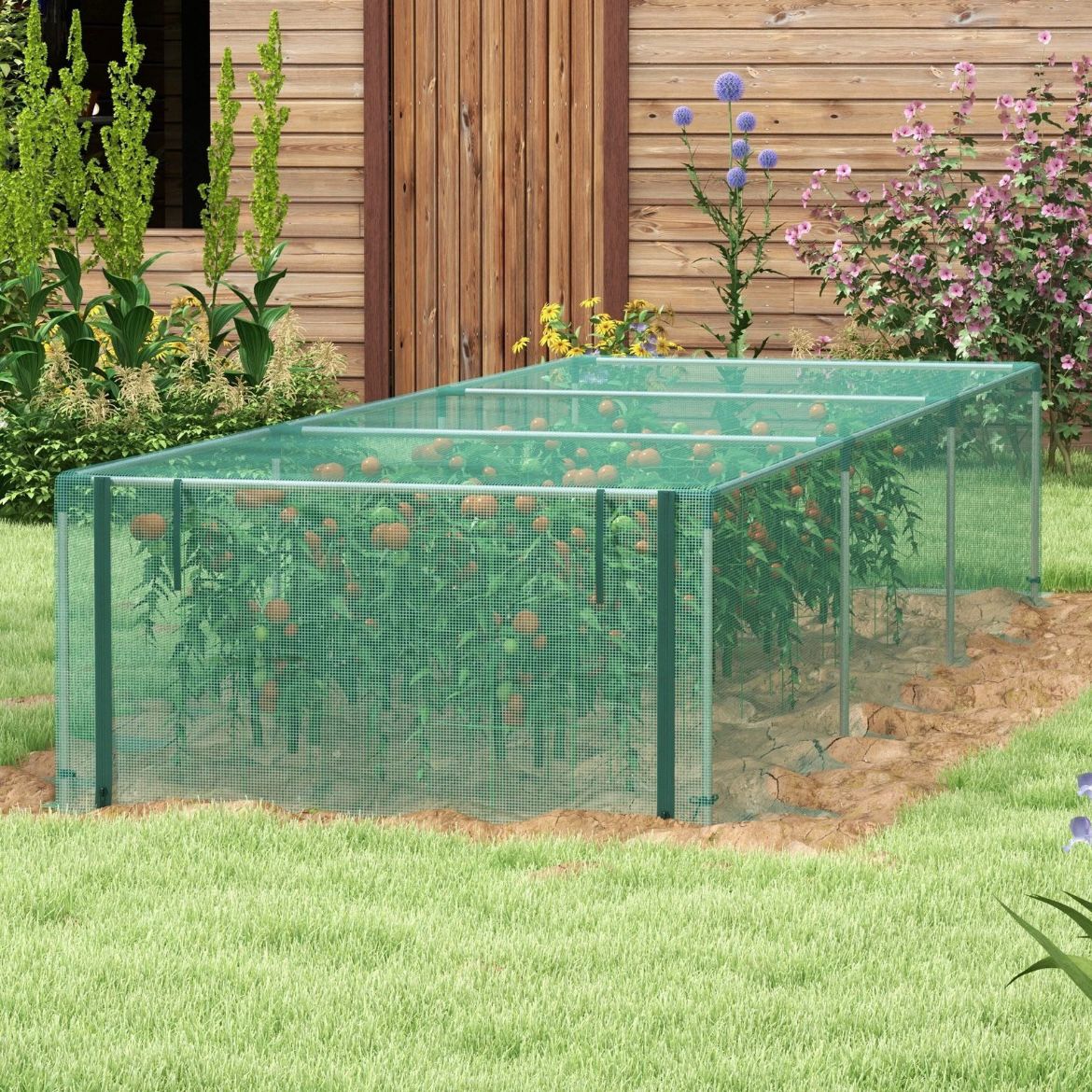 1,25x3,73m Gartennetz Pflanzenschutz Gartenzubehör Gartenzelt