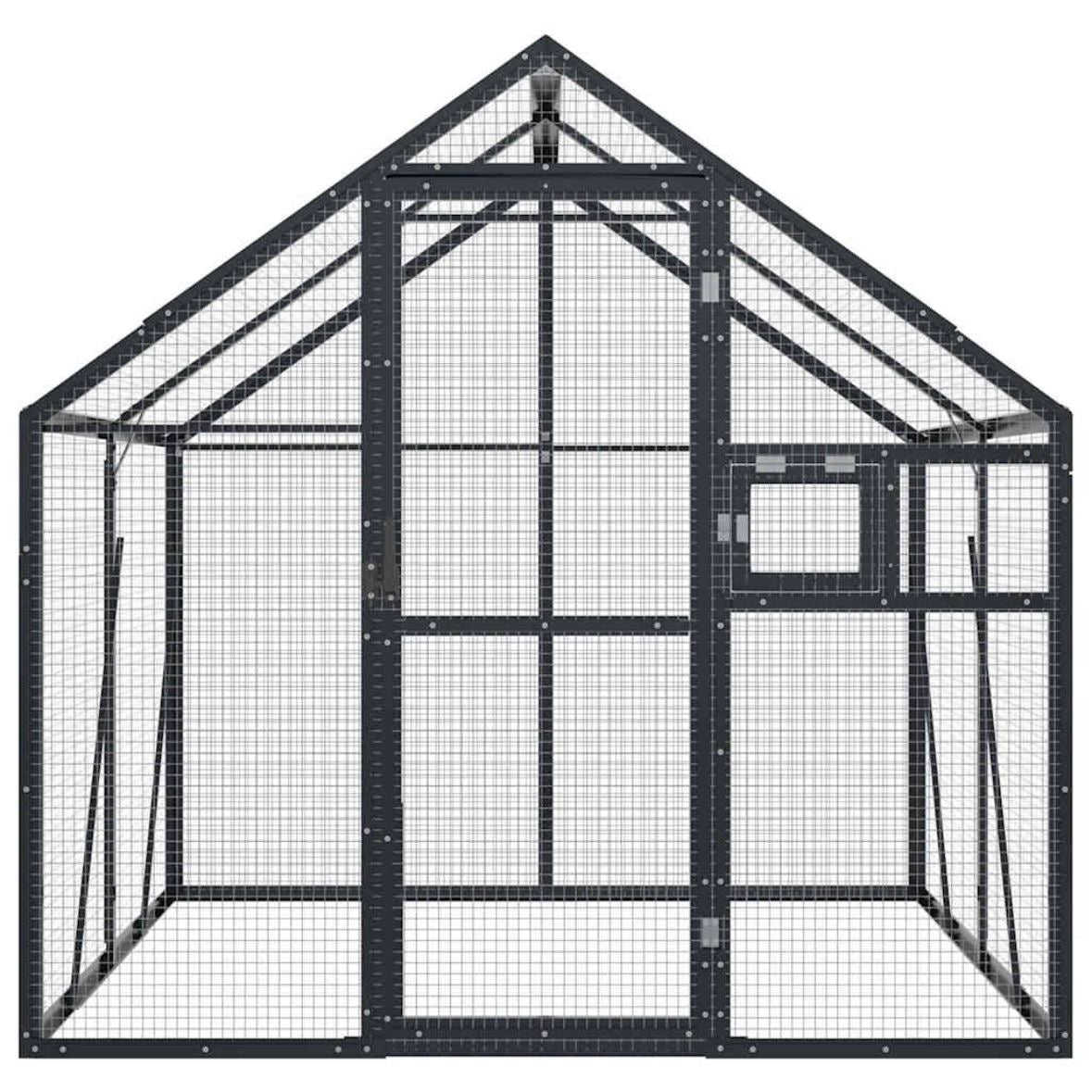 Voliere Vogelkäfig Aluminium