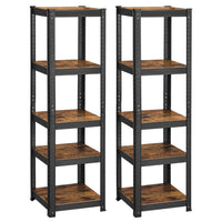 2x Schwerlastregal Lagerregal Kellerregal Bücherregal