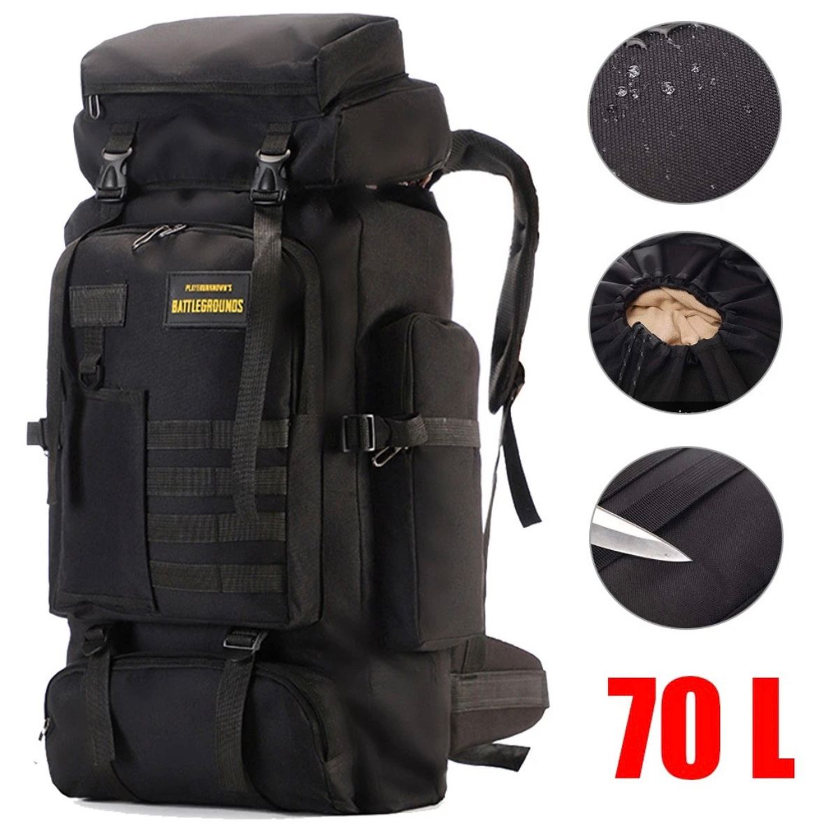 70L Rucksack Wanderrucksack Trekkingrucksack Reiserucksack