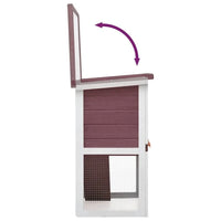 Kaninchenstall Hasenstall Kleintierstall Holz Freigehege Outdoor Stall