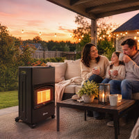 Gas Heizstrahler Outdoor Terrassenheizer Rollen Schutzhülle