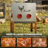 Futterautomat Hühnerfutter Automat Futtermaschine Geflügel Hühner 18kg