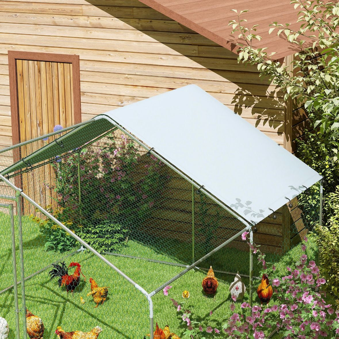 Hühnerstall Hühnergehege Gehege Stall Huhn Käfig