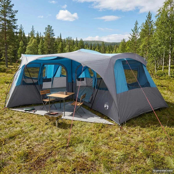 Familienzelt 6 Personen Wasserdicht Regenschutz Campingzelt