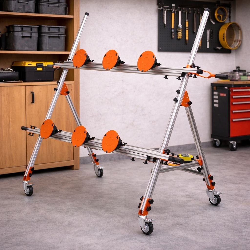 Transporthilfe Fliesen Glas 160–360cm Baustelle Fliesenträger