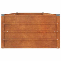Hochbeet Cortenstahl Pflanzbeet Pflanzkasten 240x80x45cm