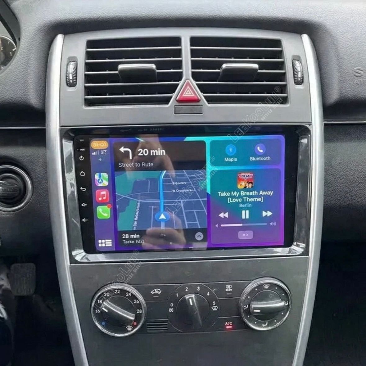 Autoradio für Mercedes-Benz A/B Klasse W169 W245 Android 15.0