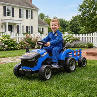 Elektrischer Kinder Traktor Anhänger 
Kinderfahrzeug Elektrotraktor