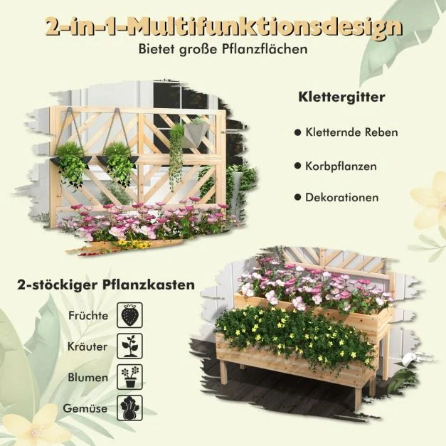 Gartenbett Pflanzenkasten Gartenbeet Frühbeet