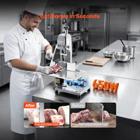 Fleischbandsäge Knochensäge 650W Knochenschneidemaschine Tischgerät