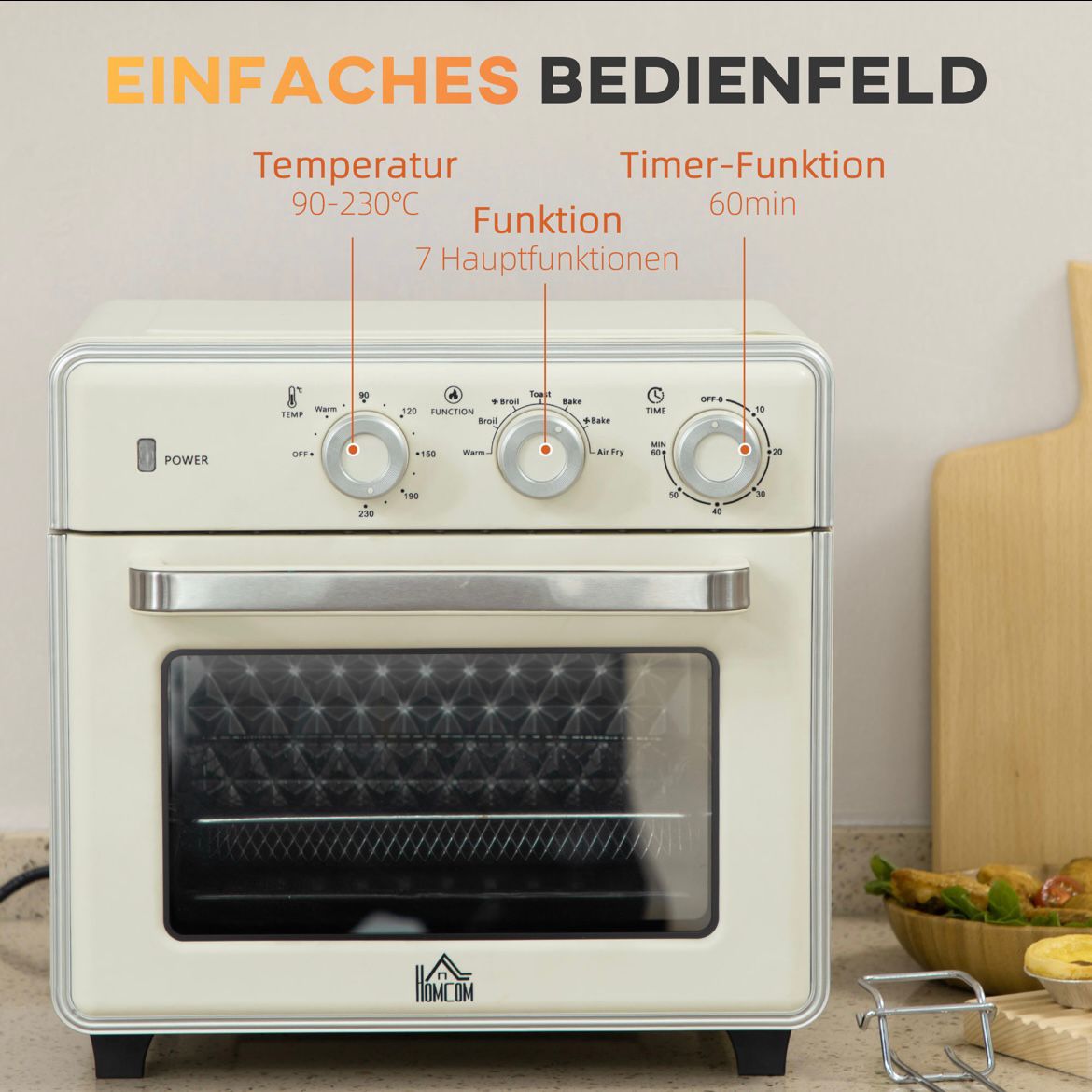 Miniofen Backblech Backrost 1400W 
Küchenarmaturen Küche