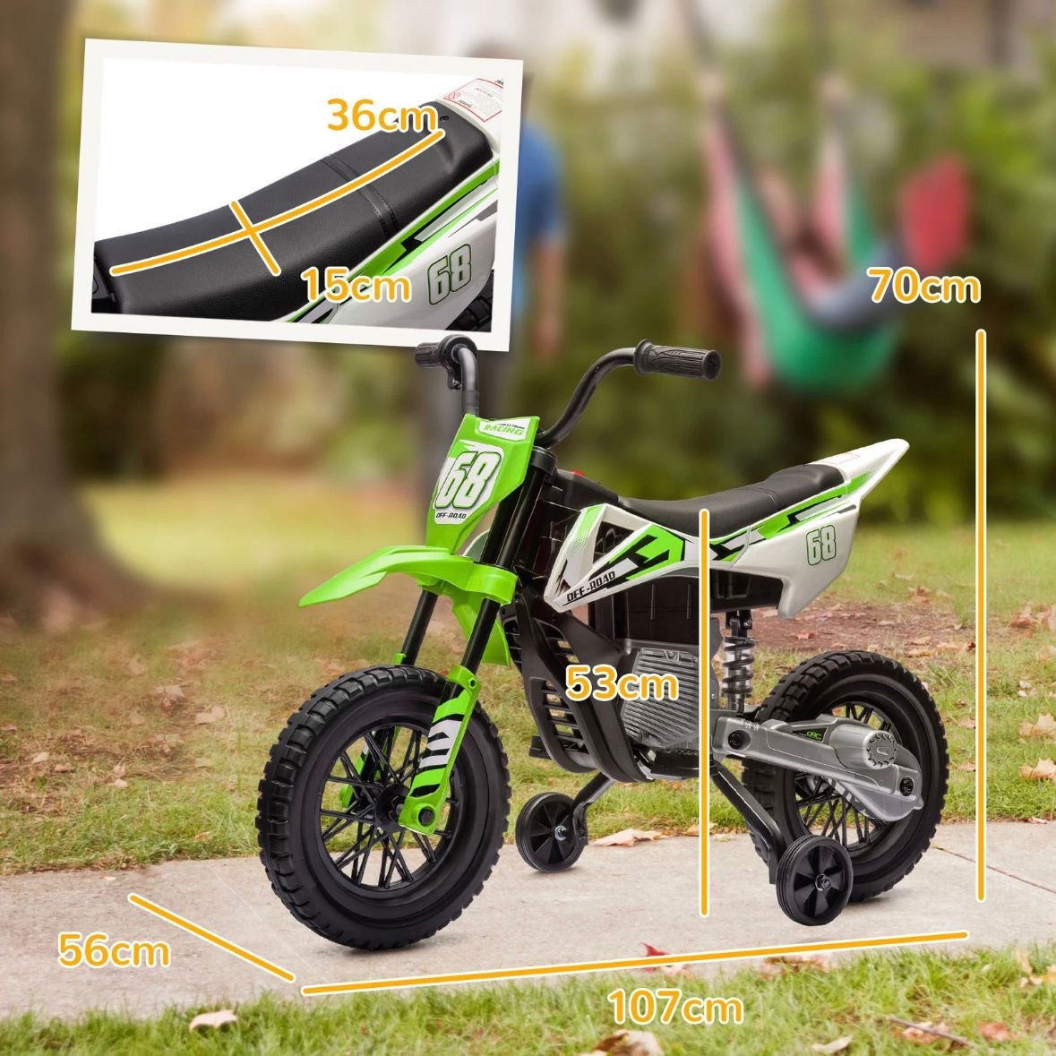 Kinder Elektro Motorrad 12V Kindermotorrad Spielzeug