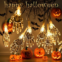 Halloween Geisterhand Lichterkette Dekoration Beleuchtung