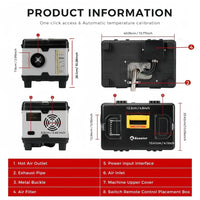 Diesel Heizung Standheizung Lufterhitzer LCD PKW 8KW 220V
