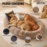 Hundebett 183x122x25cm Bett Sofa Matratze Körbchen Couch