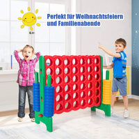 XXL Vier-Gewinnt Spiel Spielbrettsätze Outdoor Spielgeräte 120x42x104cm