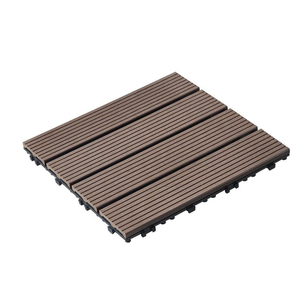 27x Klickfliesen für Terrasse Balkon 295x295mm Fliesen Boden