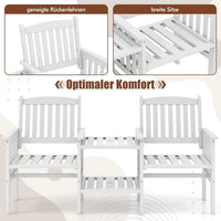 Gartenbankset Gartentisch Terrassenbank Balkonbank Set