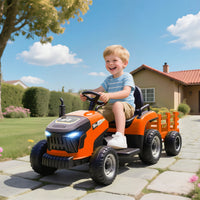 Elektrischer Kinder Traktor Anhänger 
Kinderfahrzeug Elektrotraktor