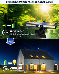 2x Solarleuchten Solarleuchte Beleuchtung Lampe Solarlampe
