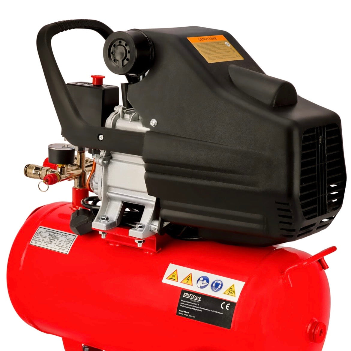Kompressor 24L 2,8 kW 8 bar Druckluftgerät Drucklufttechnik