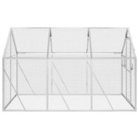 Alu Voliere Vogelkäfig Vogelvoliere Freilaufgehege Vogelhaus 179×300×185cm