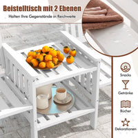 Gartenbankset Gartentisch Terrassenbank Balkonbank Set