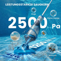 Akku Poolsauger Kabellos Pool Bodensauger Sauger