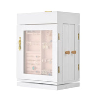 Schmuckkasten Drehbare Schmuckschatulle Schmuck Organizer Schrank