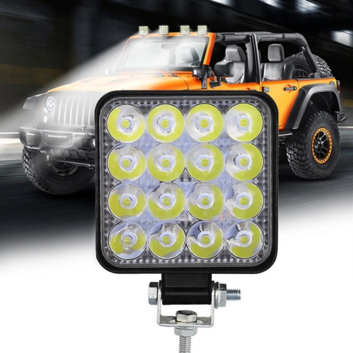 4x LED Arbeitsscheinwerfer KFZ Scheinwerfer Beleuchtung LED