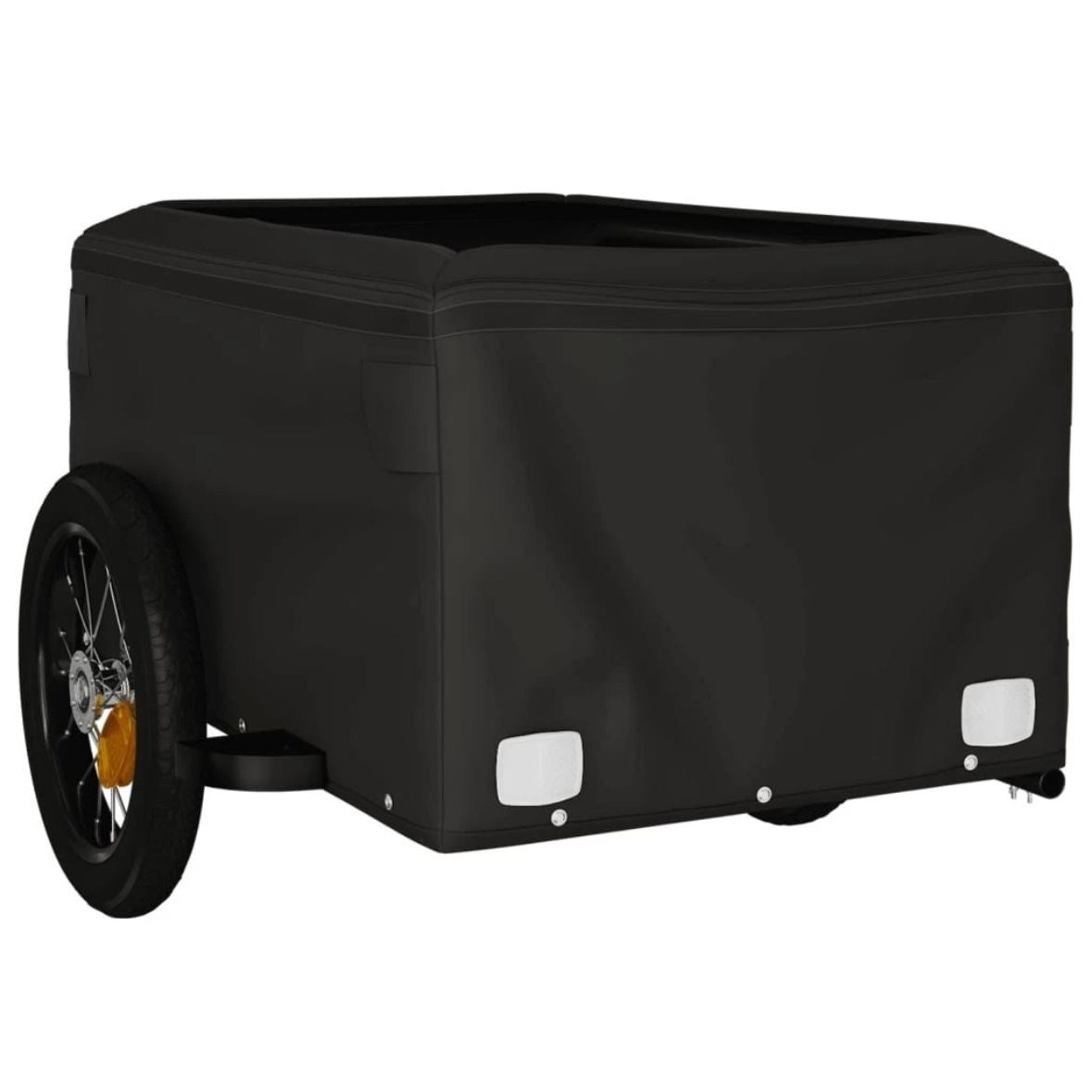 Fahrrad Transportanhänger Schwarz Anhänger Lastenanhänger Cargo Bike