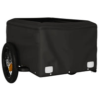 Fahrrad Transportanhänger Schwarz Anhänger Lastenanhänger Cargo Bike