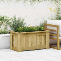 Hochbeet 100x50x50 cm Kiefernholz Pflanzkasten Garten Gemüsebeet