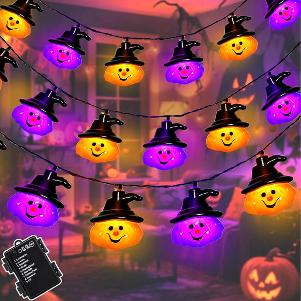 Halloween Lichterkette Kürbis Deko Außenbeleuchtung Beleuchtung
