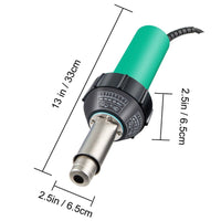 1600W Kunststoff Schweißgerät Heißluftpistole PP/PVC/PE