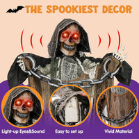 Halloween Animiert Sensenmann Dekoration Outdoor Deko