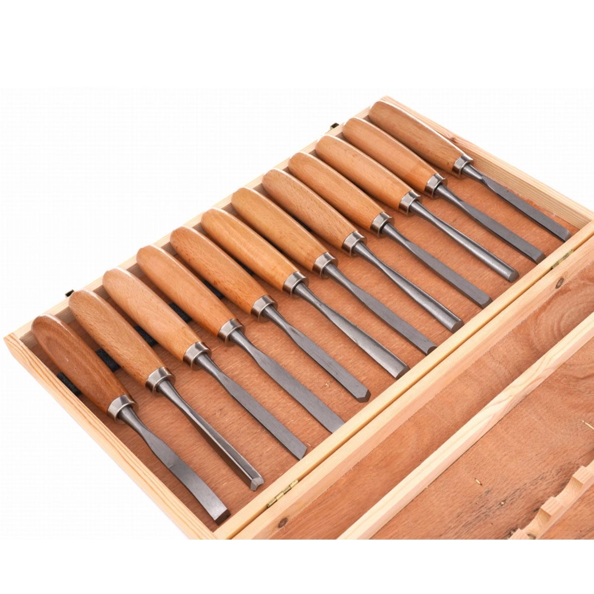 12tlg Schnitzbeitel Set Schnitzen Werksttt Holzarbeiten Holz