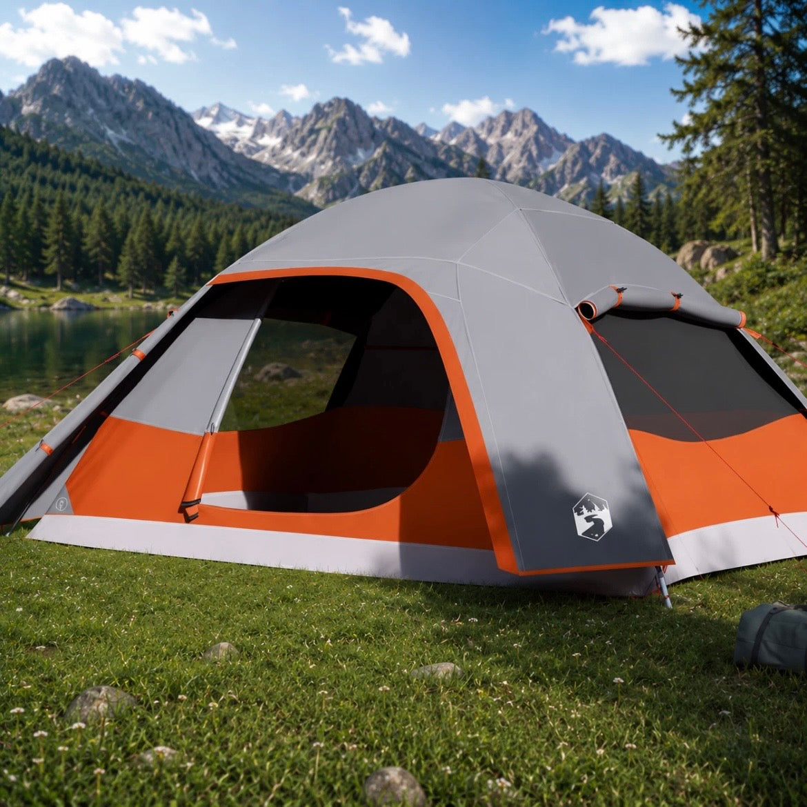 Familienzelt Kuppelzelt Campingzelt Gruppenzelt Outdoor Wetterfest 6 Personen