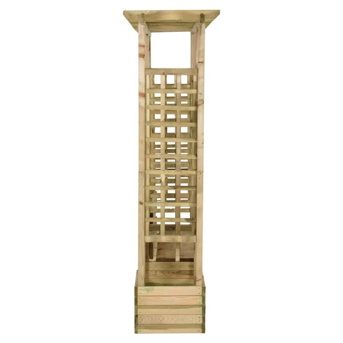 Pergola mit Bank Pflanzkübel Imprägniert
